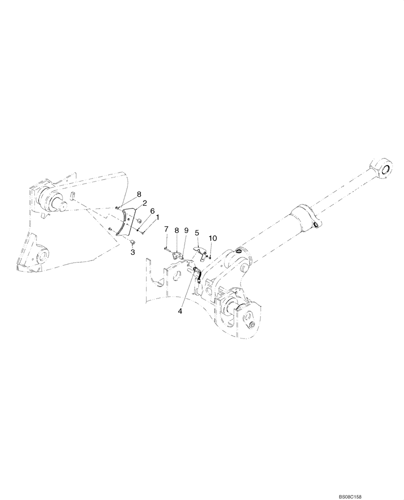 Схема запчастей Case 921E - (09-04) - CONTROL - BUCKET HEIGHT AND RETURN-TO-TRANSPORT (XR LOADER) (09) - CHASSIS