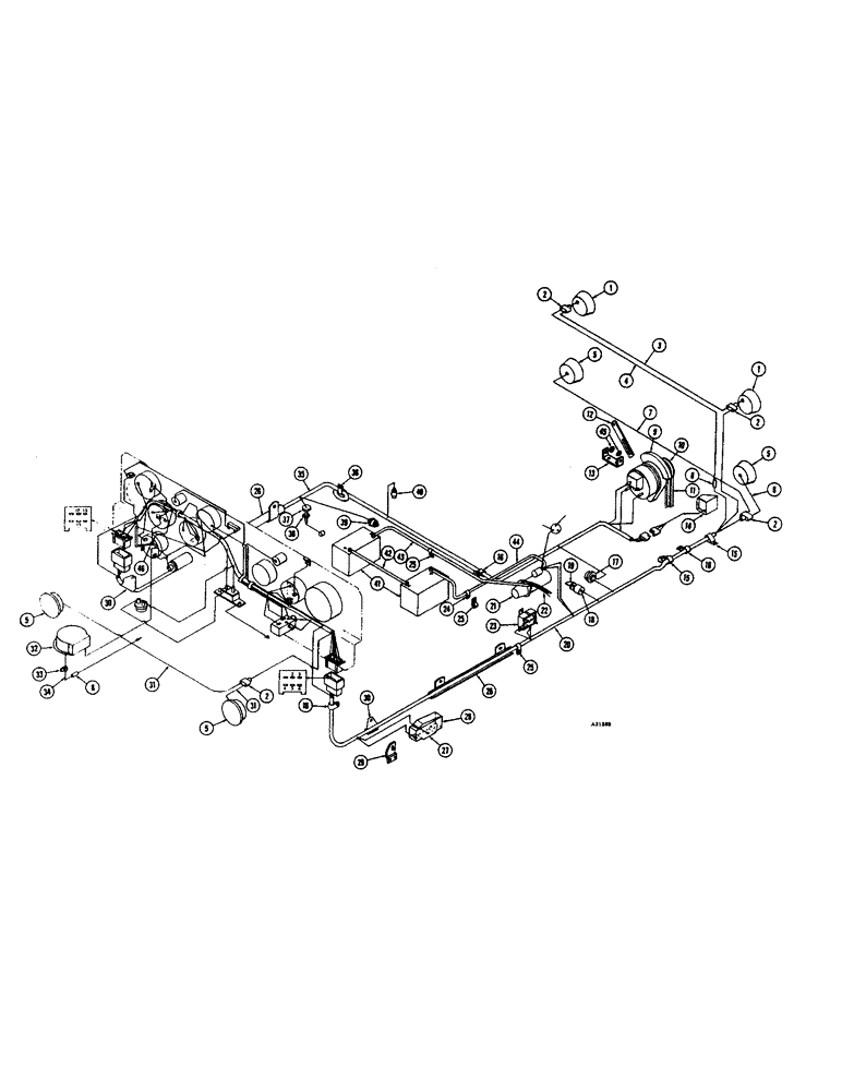 Схема запчастей Case W7E - (074) - ELECTRICAL SYSTEM, DIESEL ENGINE (04) - ELECTRICAL SYSTEMS