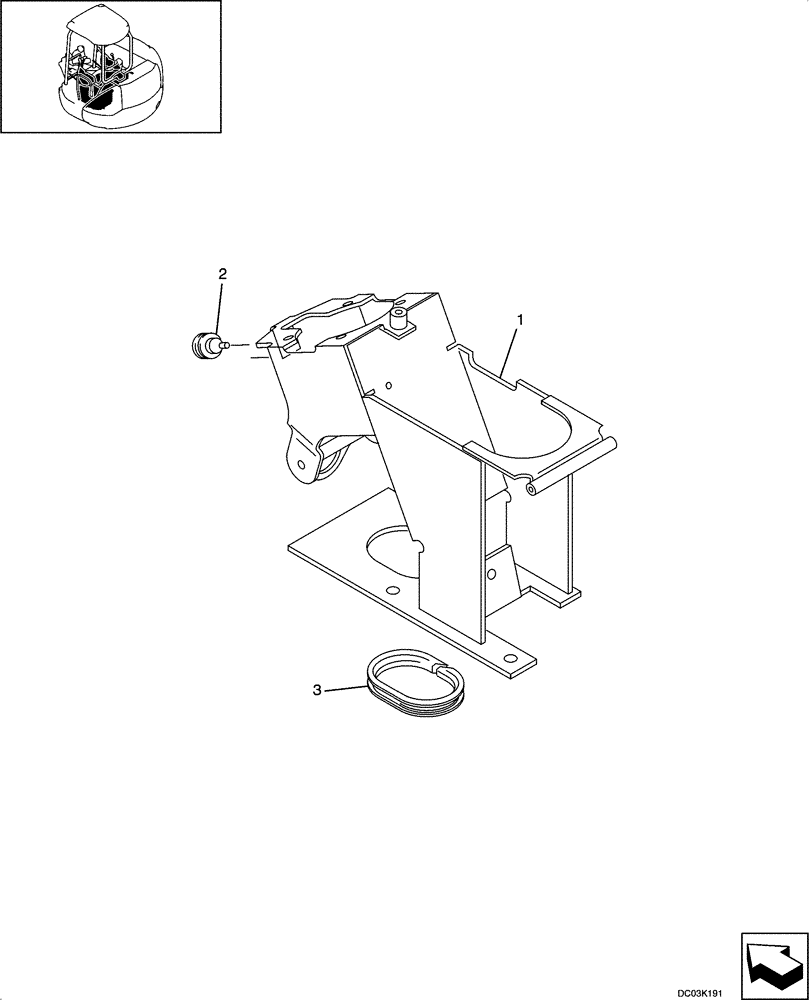 Схема запчастей Case CX47 - (09-28[00]) - CONTROL BOX ASSY - RIGHT HAND (09) - CHASSIS/ATTACHMENTS