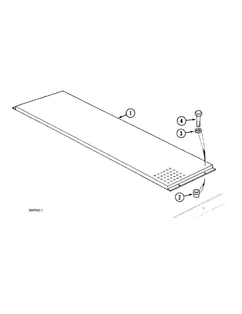 Схема запчастей Case 888 - (9C-10) - OPERATOR PLATFORM (09) - CHASSIS