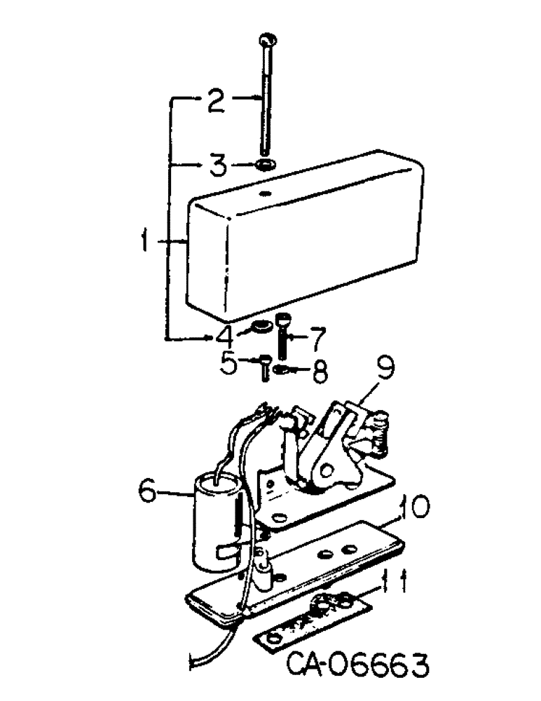 Схема запчастей Case 4125 - (08-4) - ELECTRICAL, BREAKER BOX (06) - ELECTRICAL