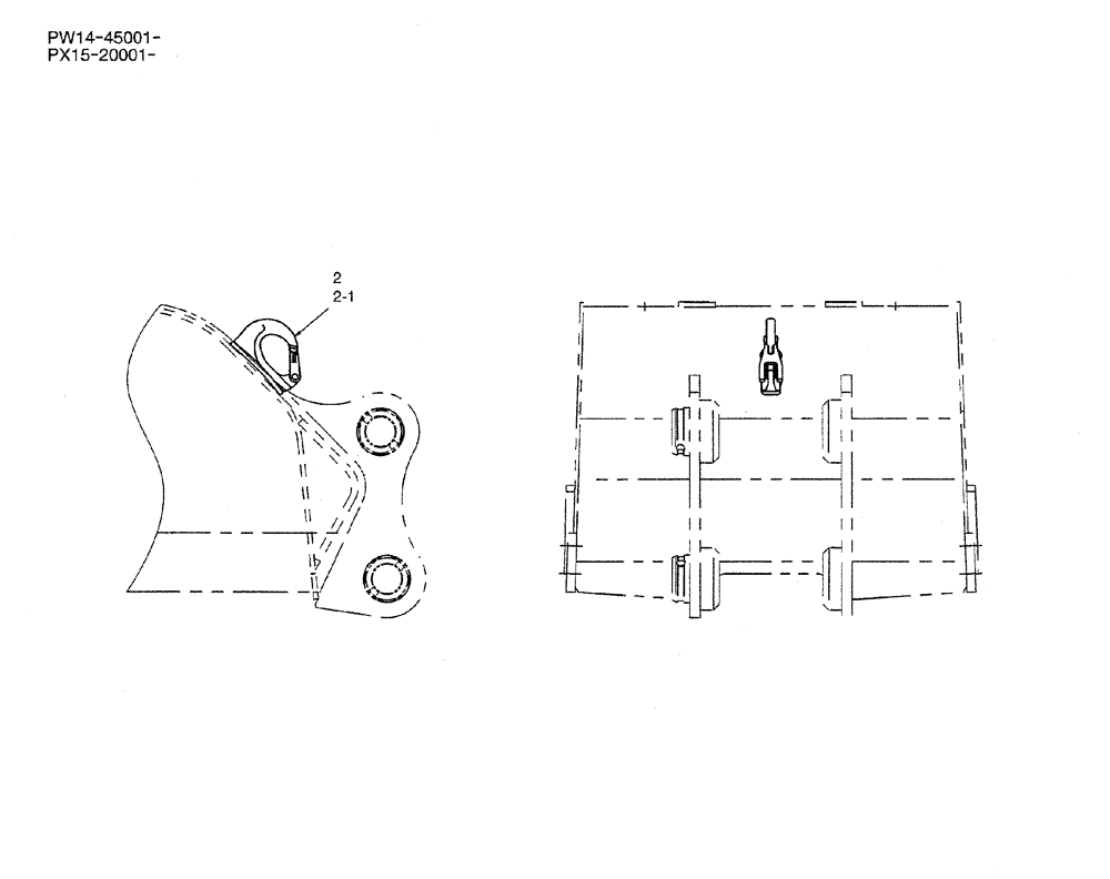 Схема запчастей Case CX36B - (05-035) - HOOK INSTAL OPTIONAL PARTS