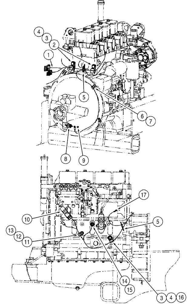 Схема запчастей Case 650H - (04-11) - HARNESS, FRONT (04) - ELECTRICAL SYSTEMS