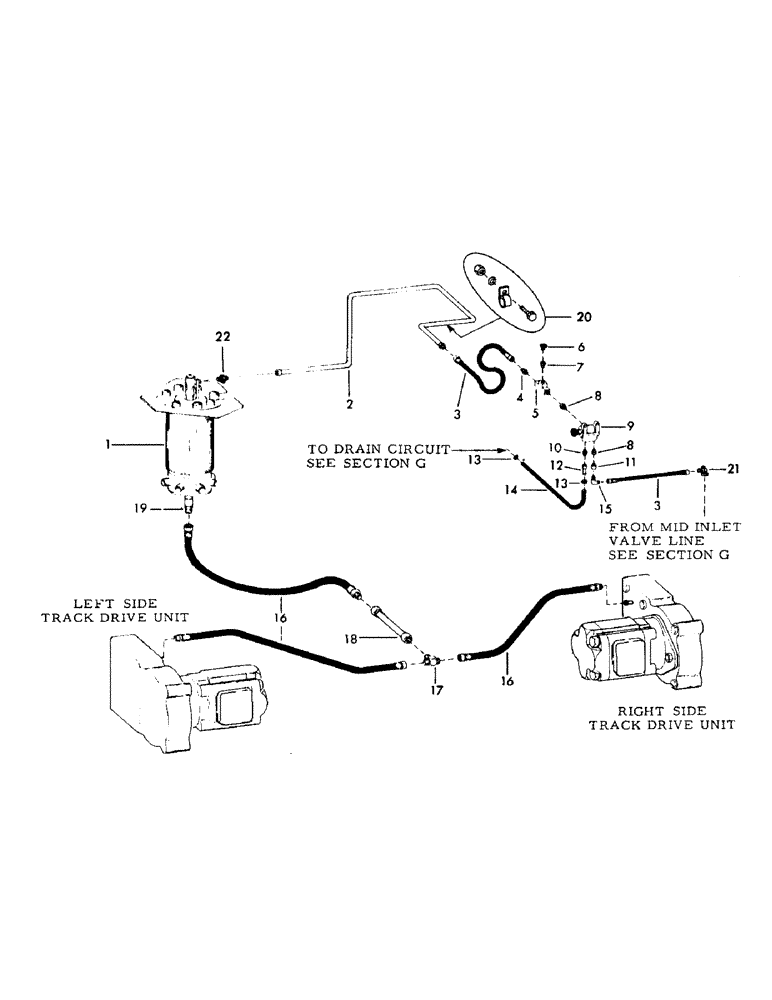 Схема запчастей Case 35EC - (E06) - TRACK BRAKE HYDRAULICS (07) - HYDRAULIC SYSTEM