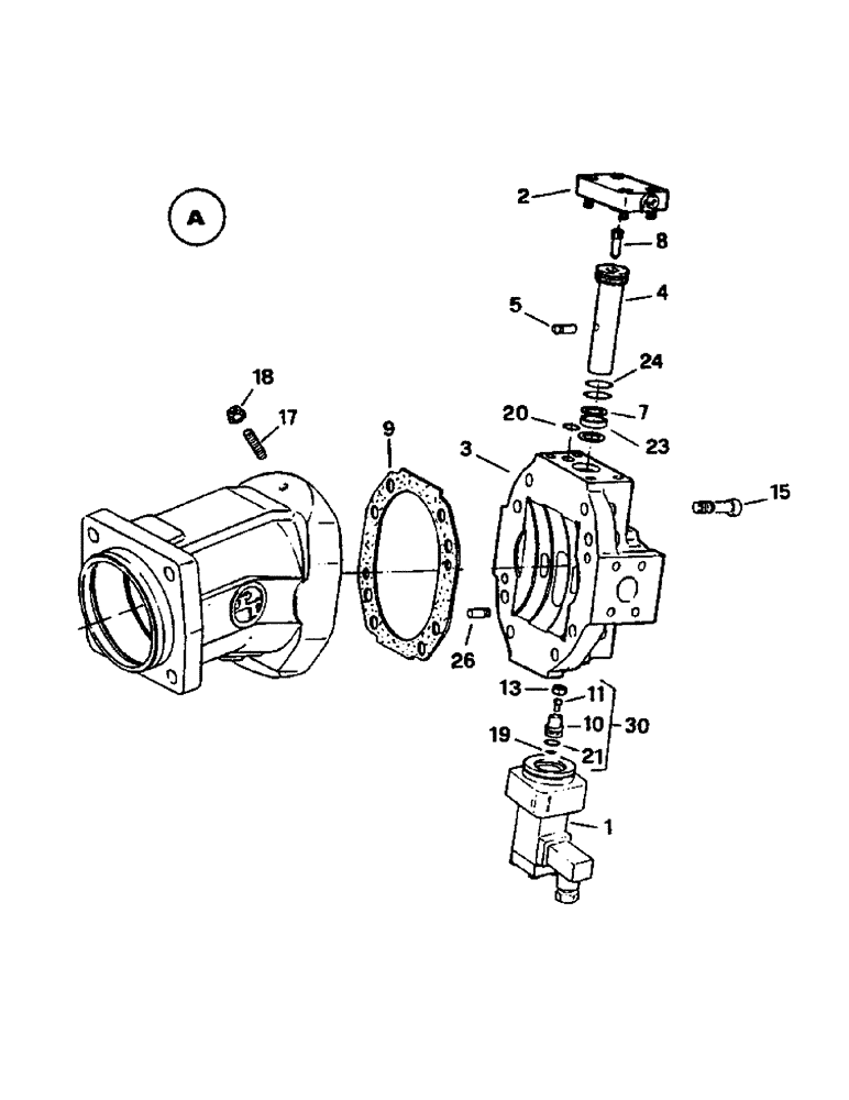 Схема запчастей Case 221B - (8-26) - TRAVEL HYDRAULIC MOTOR - REGULATOR, 121B DAH1215912-DAH1216059 / 221B DAH2215913-DAH2216059 (08) - HYDRAULICS