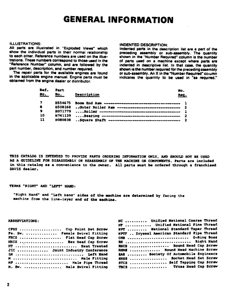 Схема запчастей Case T63 - (02) - GENERAL INFORMATION 
