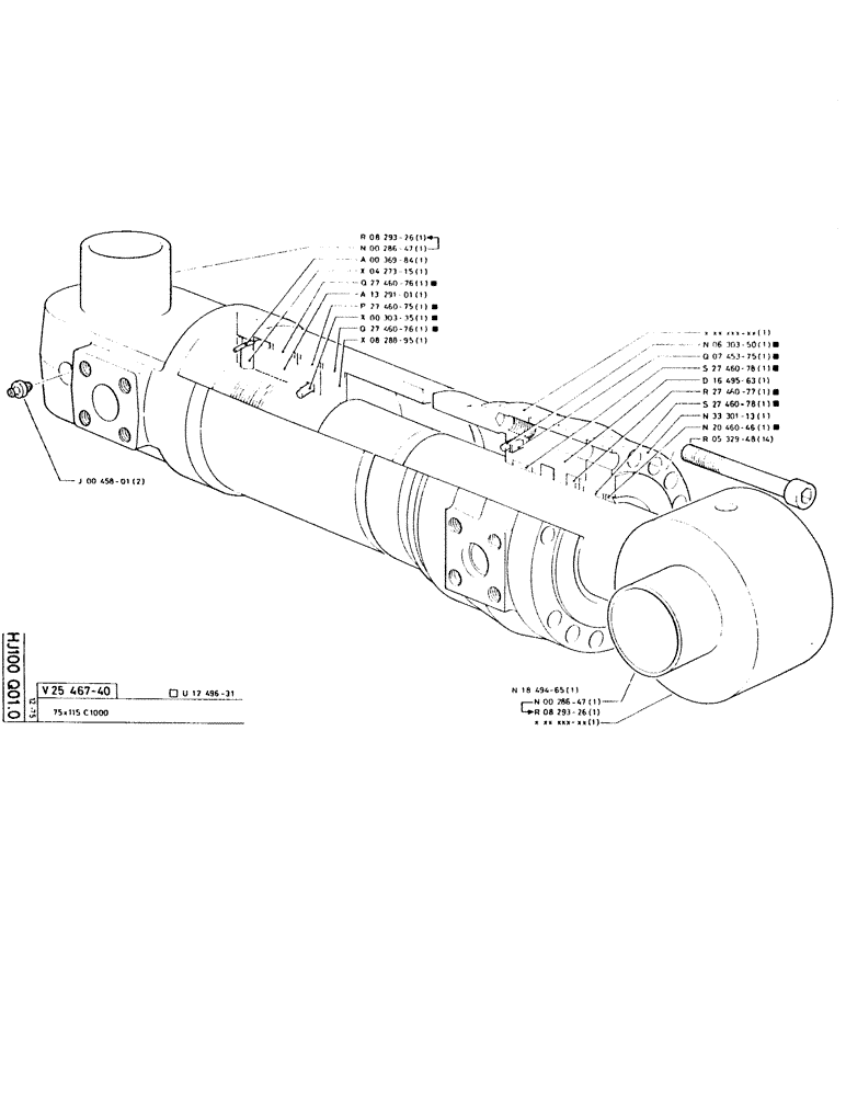 Схема запчастей Case 115CL - (077) - NO DESCRIPTION PROVIDED 