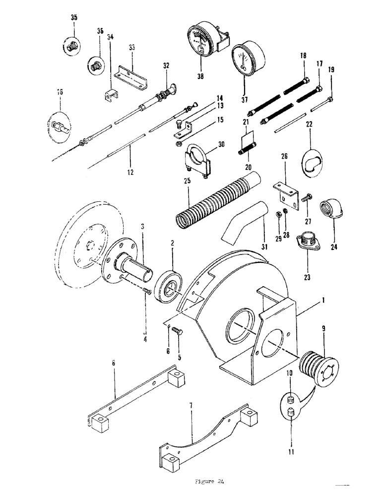 Схема запчастей Case 700 - (50) - ENGINE INSTALLATION PARTS - DEUTZ ENGINE 