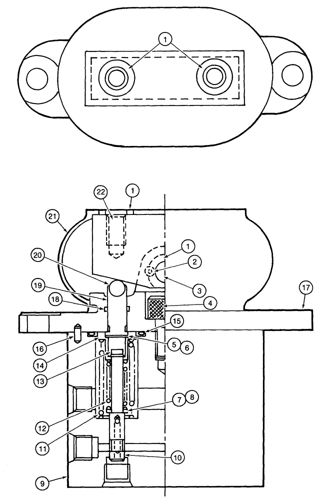 Схема запчастей Case 9060 - (8-056) - 152877A1 AND 153090A1 REMOTE CONTROL VALVES (08) - HYDRAULICS