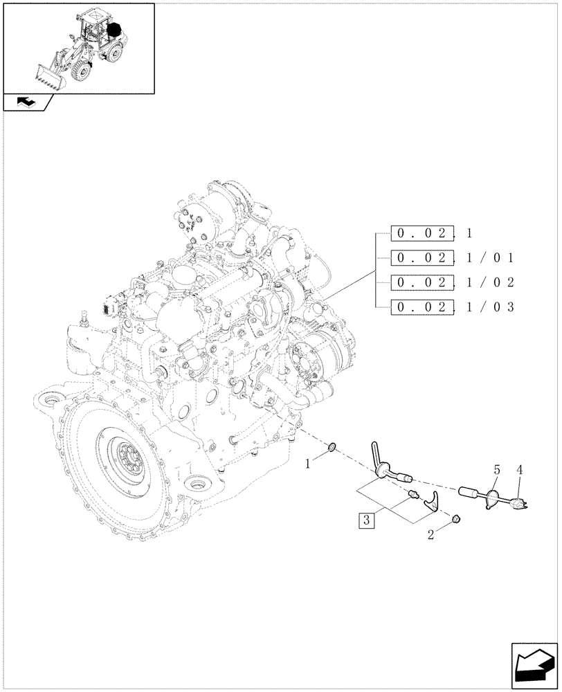 Схема запчастей Case 21E - (639[02]) - COLD WEATHER PACKAGE - NA (18) - VARIATIONS