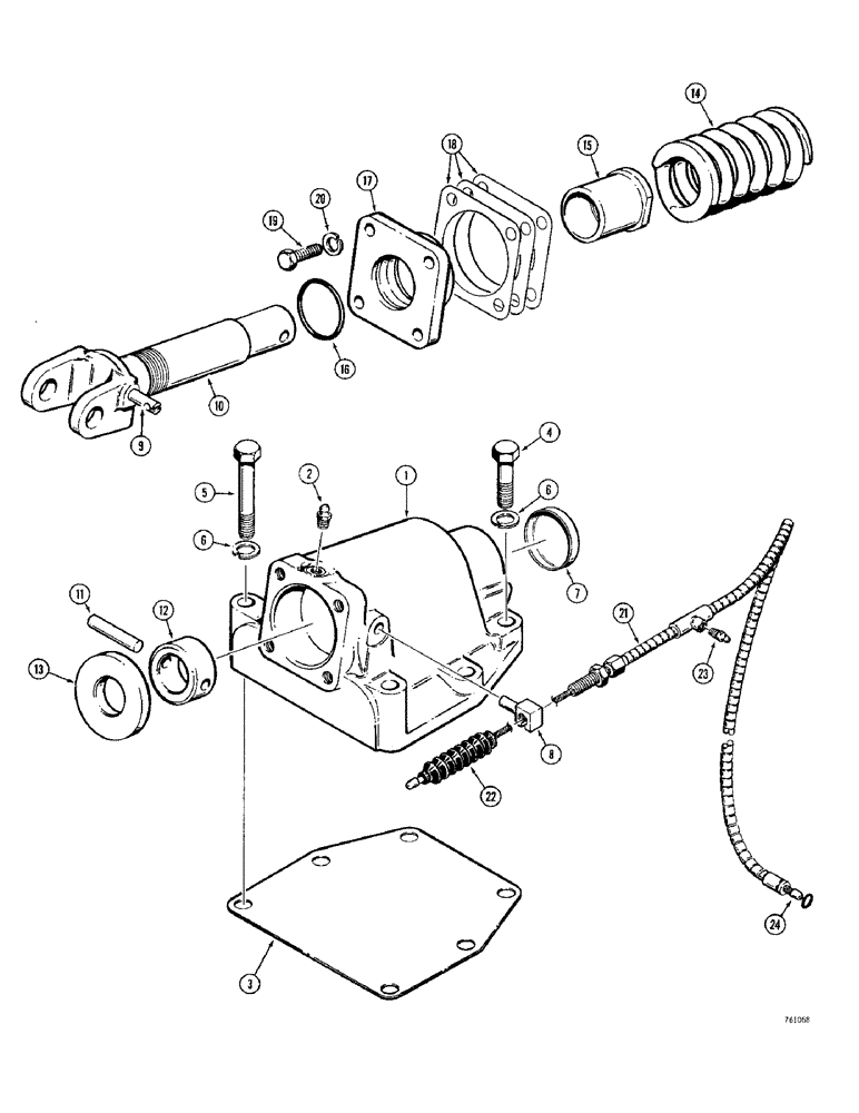 Схема запчастей Case 380CK - (120) - SELECTAMATIC DOUBLE ACTING SENSING UNIT (08) - HYDRAULICS