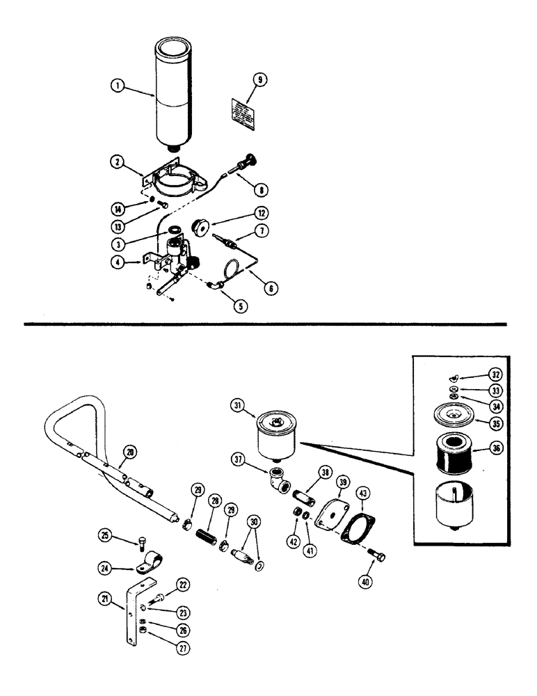 Схема запчастей Case W7E - (011C) - STARTING AID KIT, (301B) DIESEL ENGINE, CRANKCASE VENT ATTACHMENT (301B) SPARK INGITION ENG. (02) - ENGINE