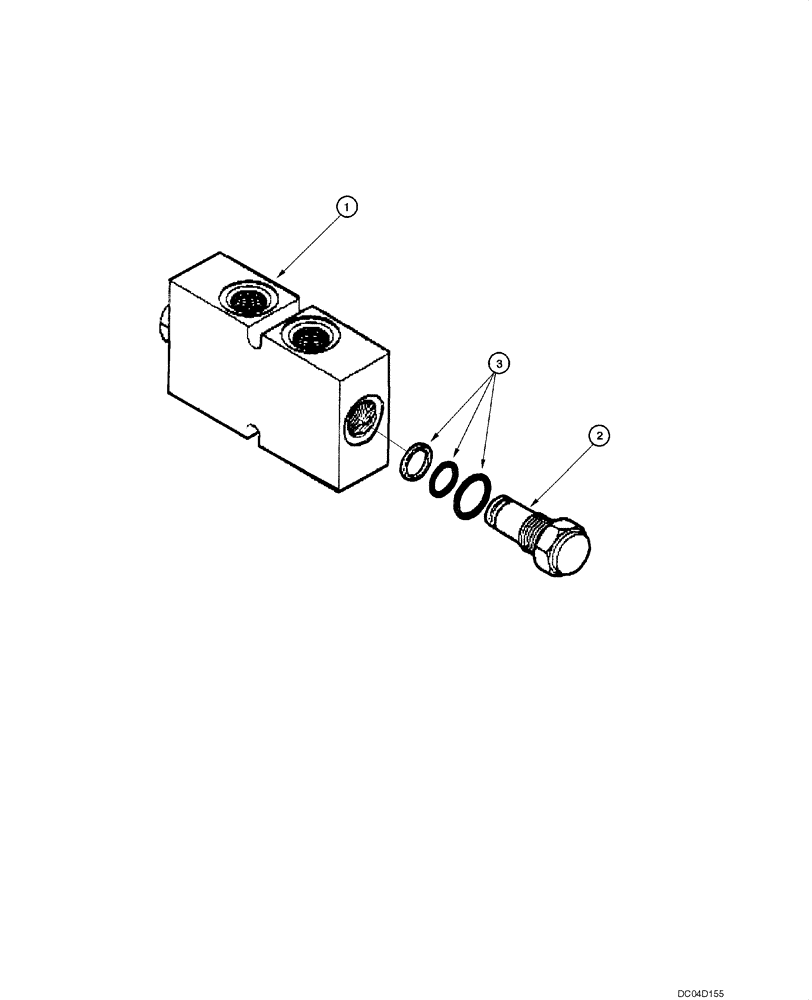 Схема запчастей Case 885 - (08.67[00]) - VALVE RETAINER - ASSEMBLY (08) - HYDRAULICS