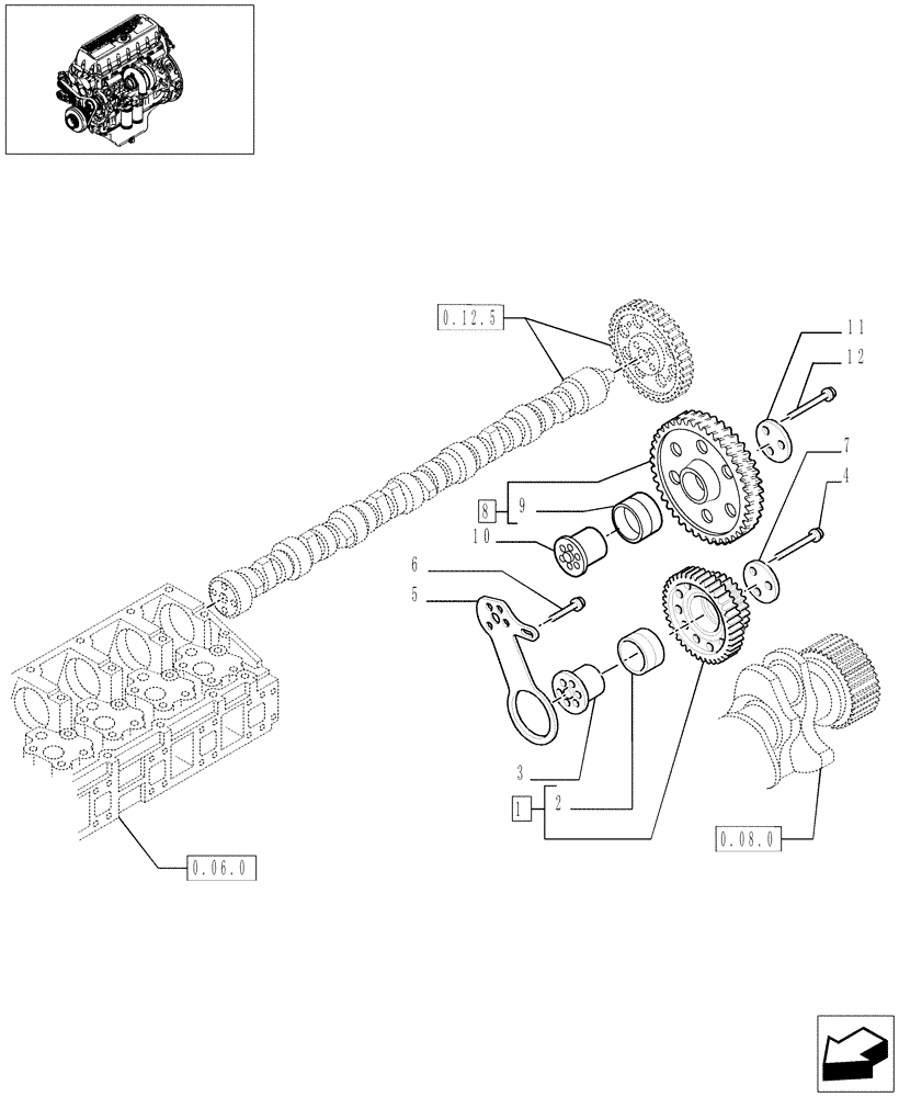 Схема запчастей Case F3AE0684P E906 - (0.10.0[01]) - INTERMEDIATE CONTROLS (504051834) 