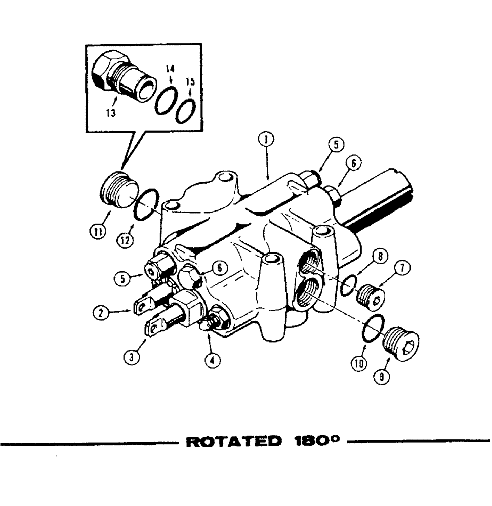 Схема запчастей Case 450 - (268) - D45038 EQUIPMENT CONTROL VALVE (2 SPOOL) (07) - HYDRAULIC SYSTEM