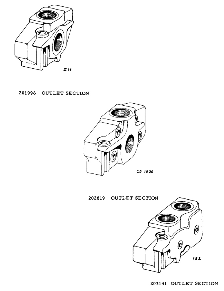 Схема запчастей Case 30YM - (044) - MOUNTING PARTS (07) - HYDRAULIC SYSTEM