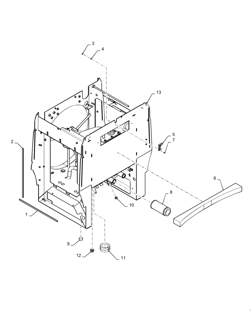 Схема запчастей Case 721F - (35.300.02[02]) - HYDRAULICS - RESERVOIR, FILTER (35) - HYDRAULIC SYSTEMS