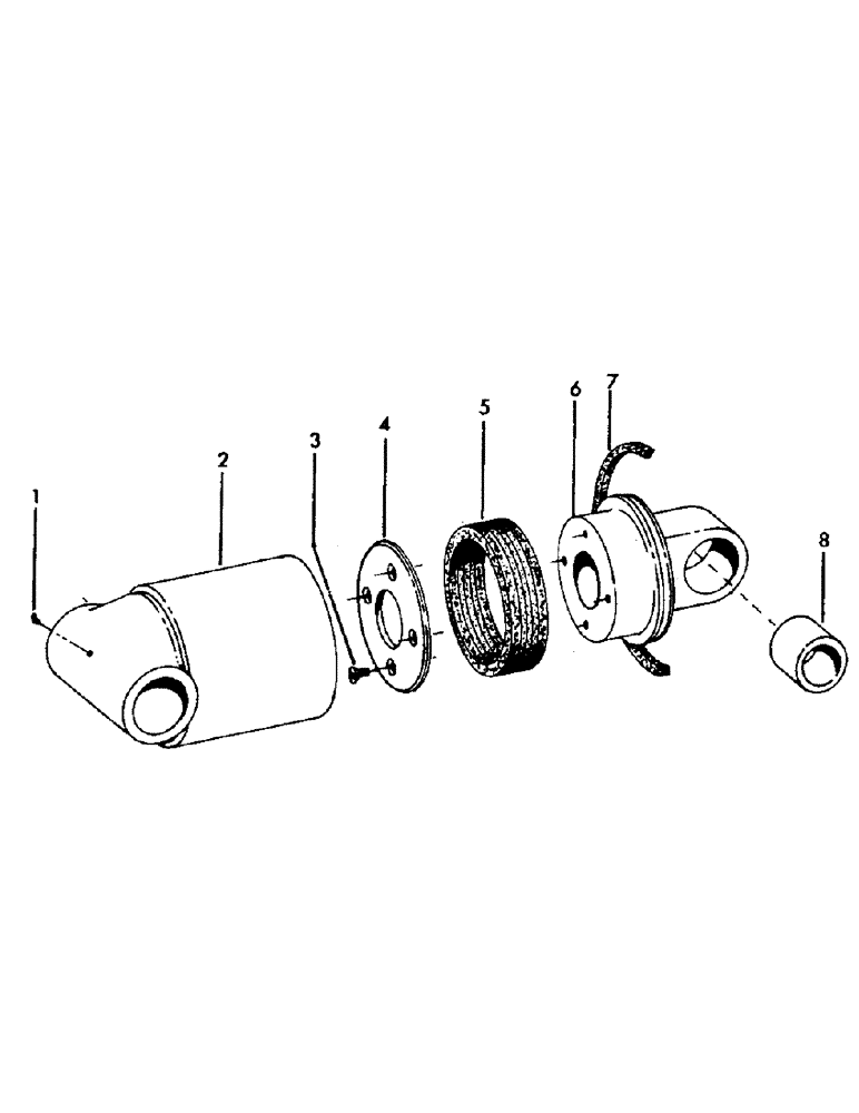 Схема запчастей Case 40YC - (H06) - LEVELER CYLINDER, 52773M2 - 6-1/2" ID X 4.20 STROKE, 56810 (07) - HYDRAULIC SYSTEM