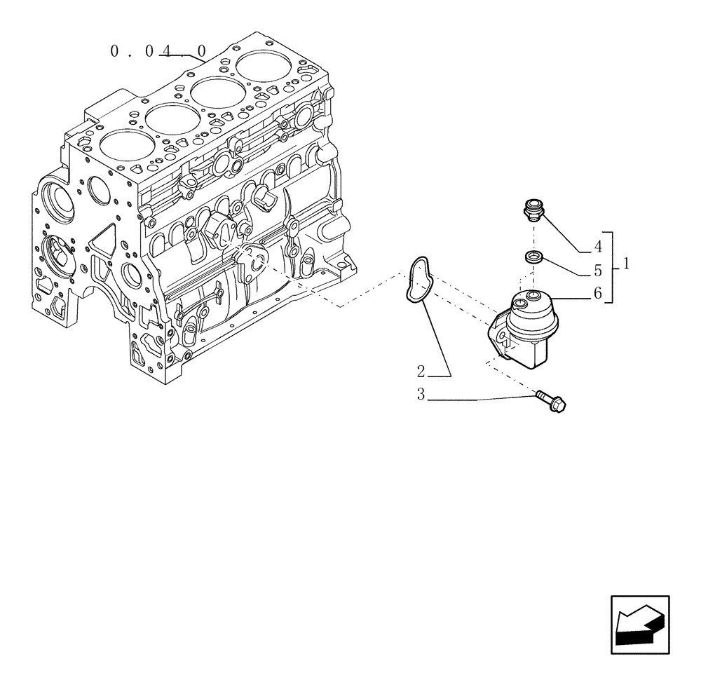 Схема запчастей Case TX1055 - (0.20.1[01]) - FUEL PUMP (10) - ENGINE