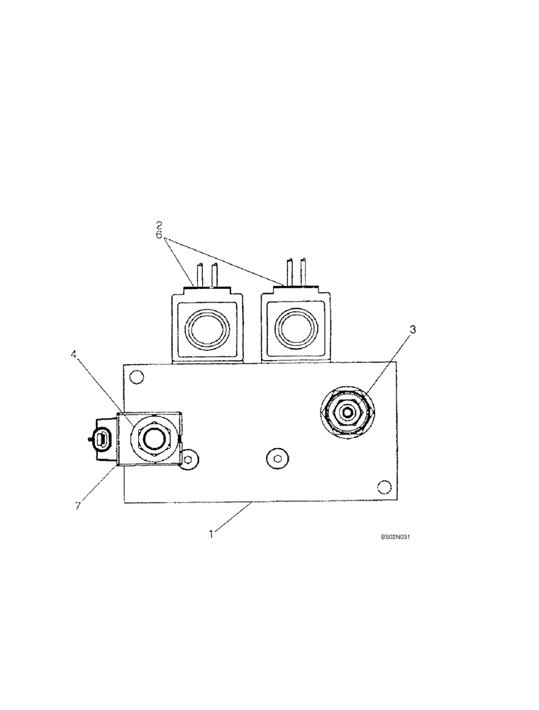 Схема запчастей Case 686G - (8-52B) - MANIFOLD ASSY, STABILIZER CONTROL (BSN 686G JFE0000706; 686GXR JFE0001848; 688G JFE0003613) (08) - HYDRAULICS