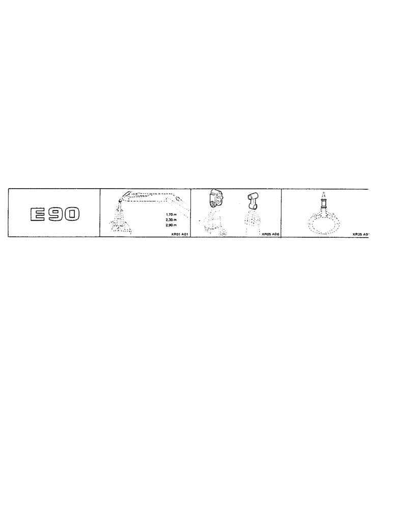 Схема запчастей Case 90CL - (001T) - PICTORIAL (00) - PICTORIAL INDEX