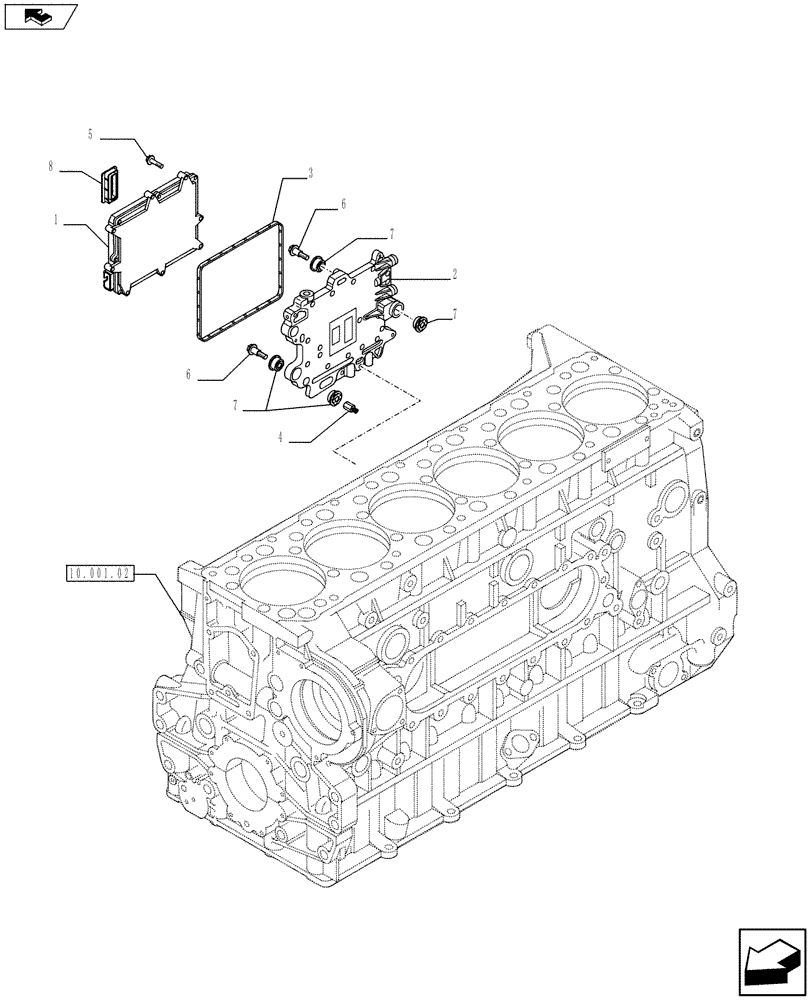 Схема запчастей Case F3AE0684K E910 - (55.440.01) - ELECTRONIC INJECTION - MY11 8120 (55) - ELECTRICAL SYSTEMS