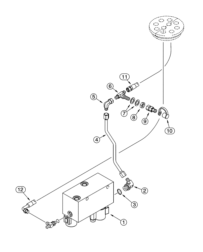 Схема запчастей Case 721C - (08-45) - HYDRAULICS - LOADER CONTROL, REMOTE (08) - HYDRAULICS