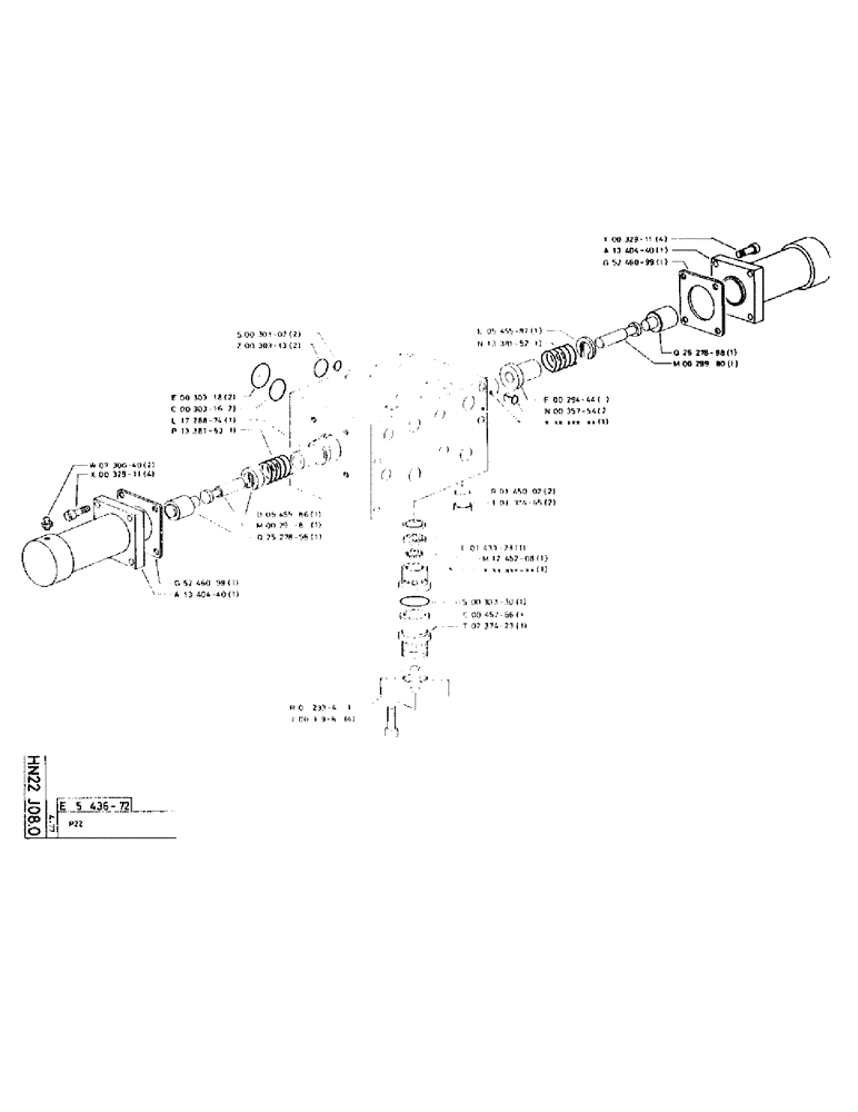 Схема запчастей Case 75P - (124) - NO DESCRIPTION PROVIDED (07) - HYDRAULIC SYSTEM