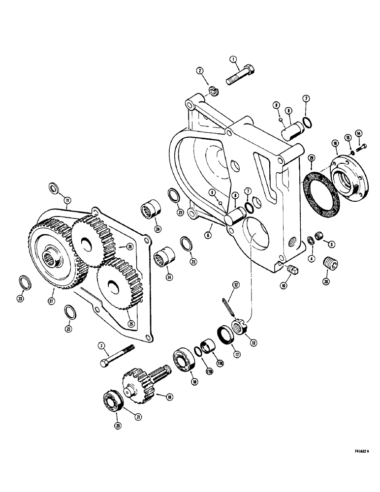 Схема запчастей Case 800 - (260) - RHINOMATIC WINCH, WINCH ADAPTER PARTS (05) - UPPERSTRUCTURE CHASSIS