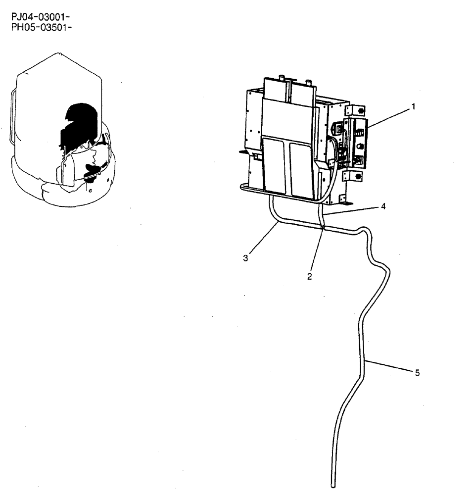 Схема запчастей Case CX50B - (06-024) - COOLER ASSEMBLY P/N PH20M00016F1 OPTIONAL PARTS