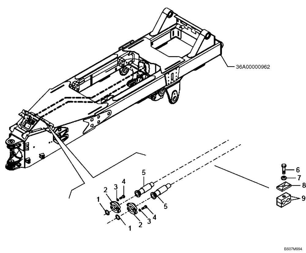 Схема запчастей Case 330B - (47A01002108[001]) - HYDRAULIC COOLING LINES, WET BRAKE (87688532) (09) - Implement / Hydraulics / Frame / Brakes