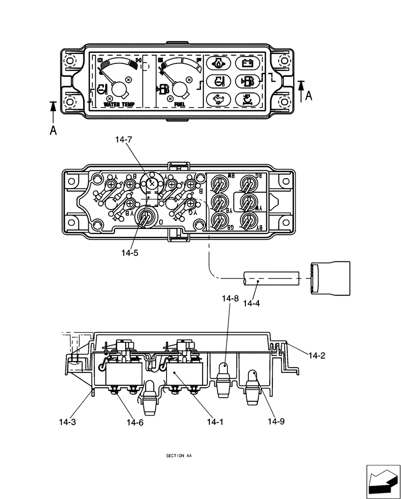 Схема запчастей Case CX31B - (01-041[03]) - CONTROLS, OPERATORS (90) - PLATFORM, CAB, BODYWORK AND DECALS