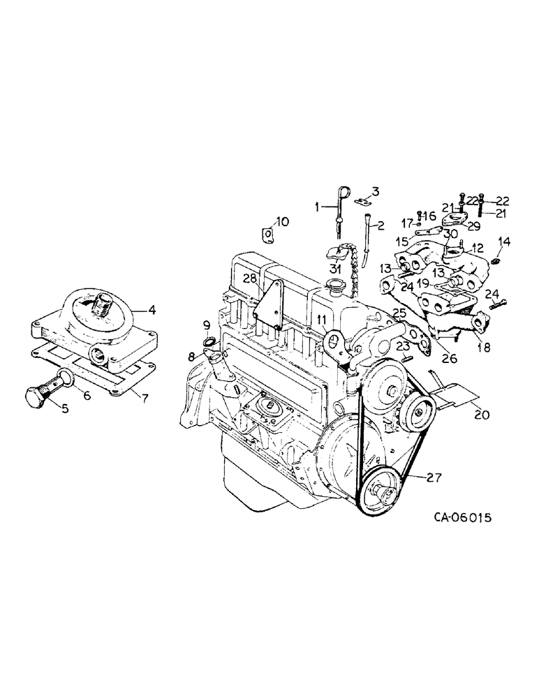 Схема запчастей Case 4140 - (12-06) - MISCELLANEOUS, CHRYSLER ENGINE (04) - Drive Train