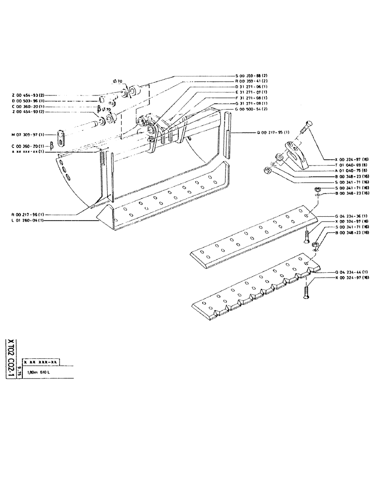 Схема запчастей Case 115CL - (162) - No Description Provided 