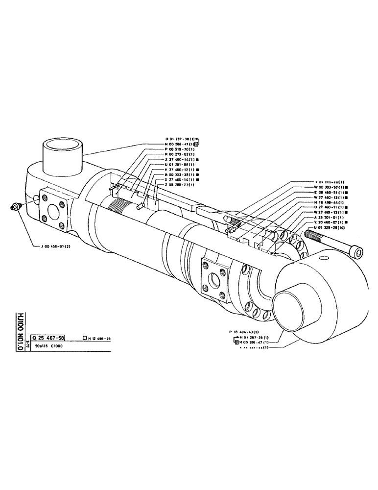 Схема запчастей Case 90CL - (100) - No Description Provided (07) - HYDRAULIC SYSTEM