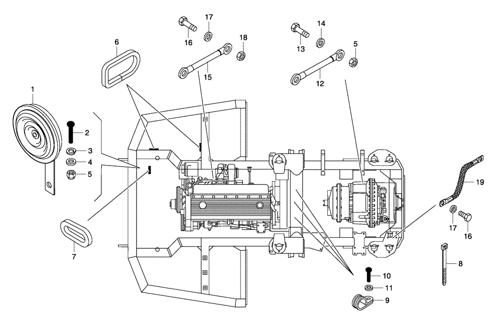 Схема запчастей Case 330 - (67A01031122[02]) - VARIOUS ELECTRICAL EQUIPMENTS (13) - Electrical System / Decals