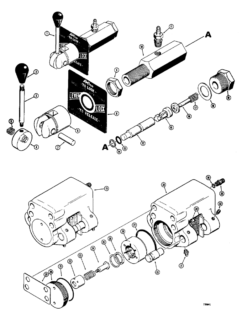 Схема запчастей Case 400C - (130) - SYNCHROMESH TRANSMISSION, MICO BRAKE LOCK (06) - POWER TRAIN