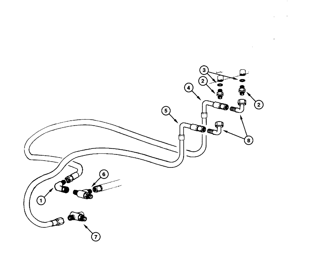 Схема запчастей Case 885 - (06.21[00]) - TRANSMISSION - OIL COOLING (06) - POWER TRAIN