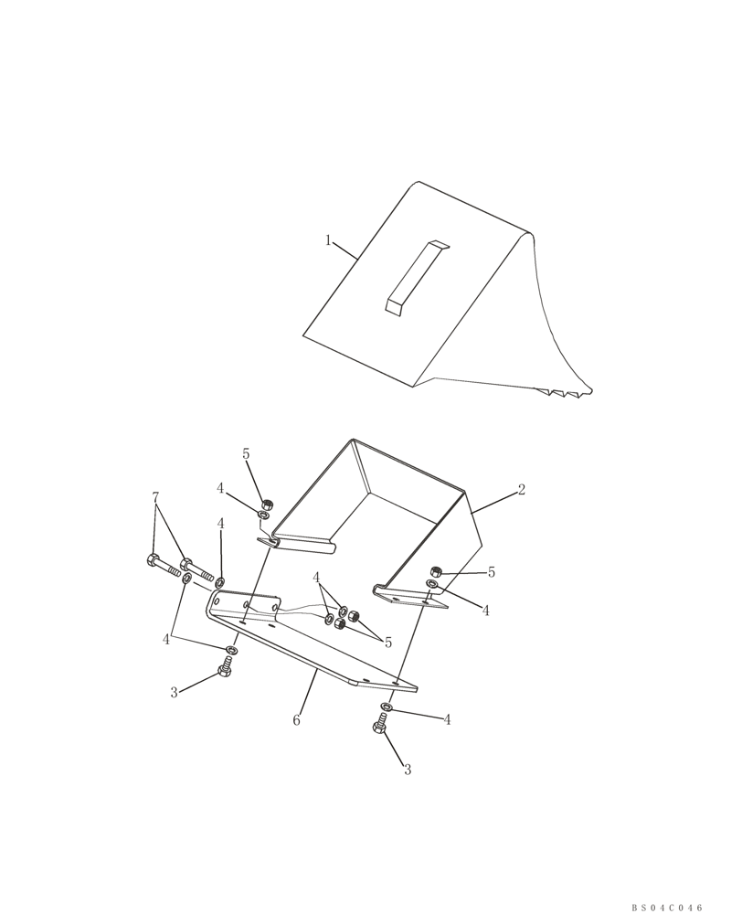 Схема запчастей Case 721D - (09-65) - WHEEL CHOCK (09) - CHASSIS