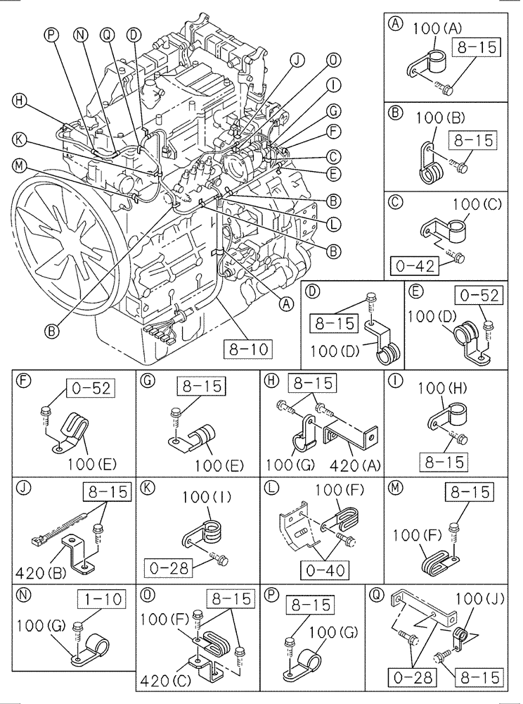 Схема запчастей Case CX235C SR - (55.201.01[02]) - ELECTRICAL ACCESSORIES - ENGINE (55) - ELECTRICAL SYSTEMS