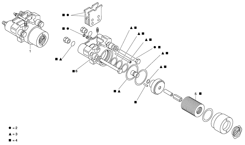 Схема запчастей Case 330 - (47X00000003[01]) - BRAKE SYSTEM - BRAKE CALIPER HHD000243 AND AFTER (09) - Implement / Hydraulics / Frame / Brakes