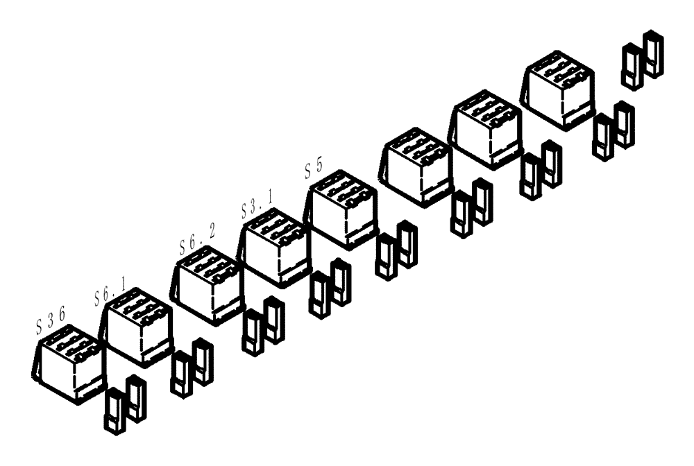 Схема запчастей Case 221D - (32.423[003]) - CABLE HARNESS CONTROL PANEL FAST GEAR (OPTION) (S/N 581101-UP) (55) - ELECTRICAL SYSTEMS