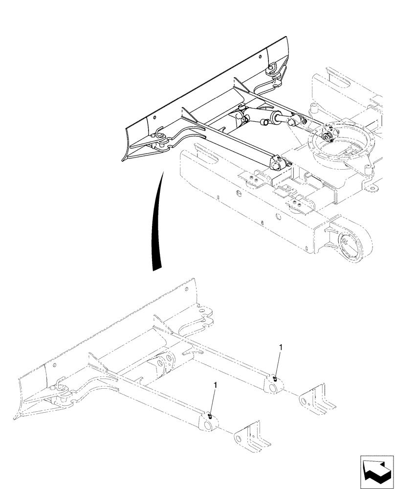 Схема запчастей Case CX17B - (02-015) - DOZER GROUP (86) - DOZER