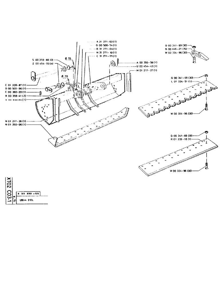 Схема запчастей Case 115CL - (163) - No Description Provided 