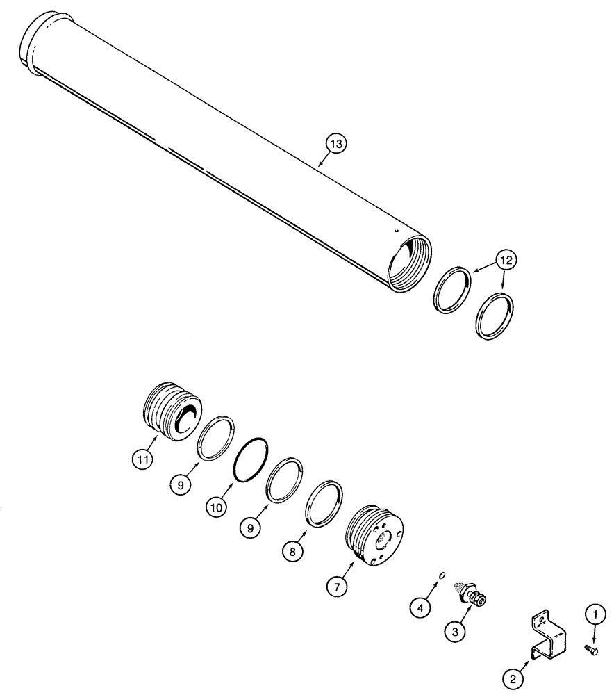 Схема запчастей Case 921C - (07-17) - ACCUMULATOR - BRAKE (07) - BRAKES