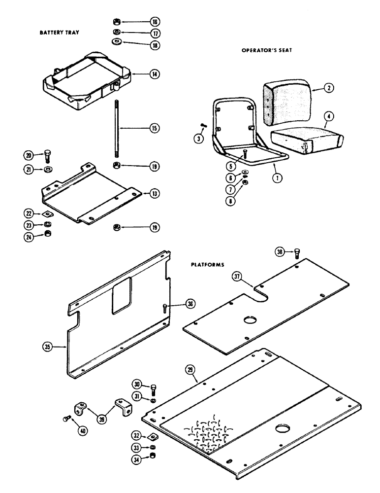 Схема запчастей Case W5A - (150) - SEAT (09) - CHASSIS