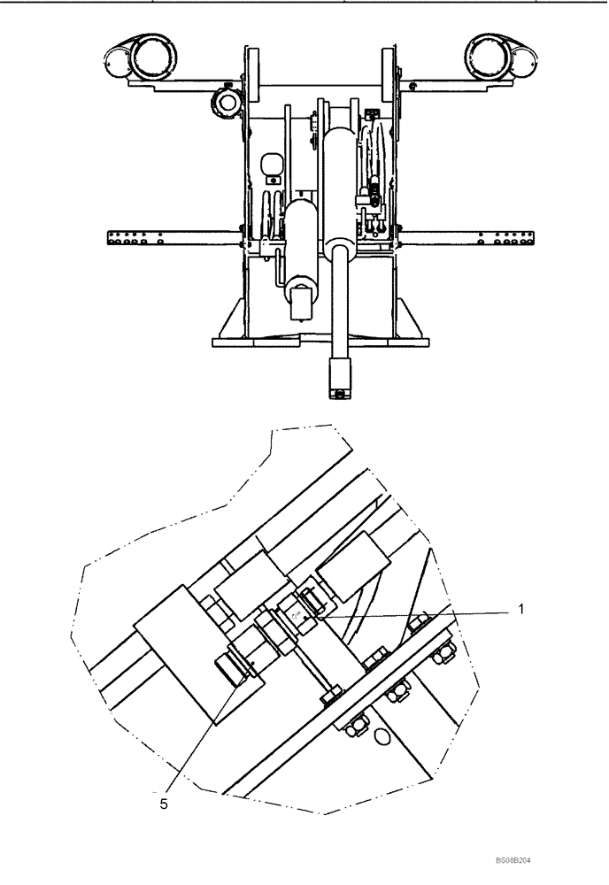 Схема запчастей Case 21E - (64.014[6559467000]) - FLOW CONTROL INSTALLATION (82) - FRONT LOADER & BUCKET