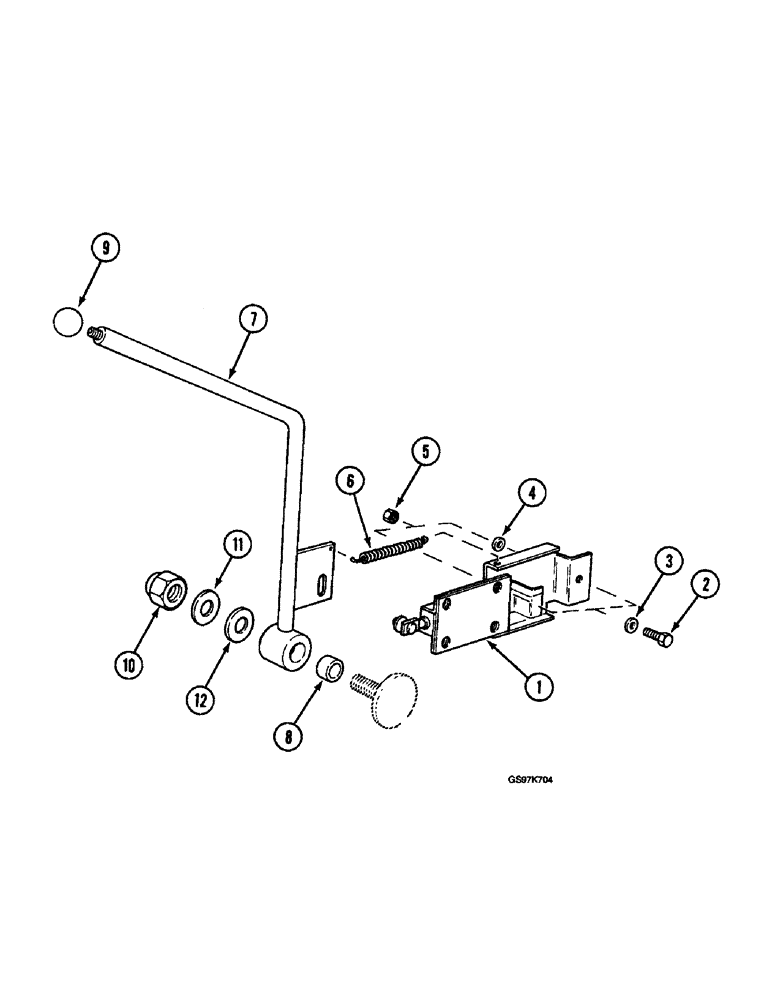 Схема запчастей Case 220B - (9-088) - CAB, CAB FRAME AND RELATED PARTS, P.I.N. 03202 AND AFTER (09) - CHASSIS