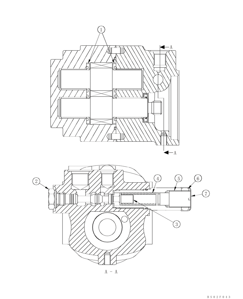 Схема запчастей Case 95XT - (06-11) - PUMP, GEAR (06) - POWER TRAIN