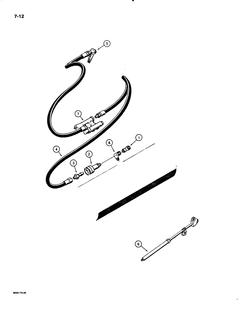 Схема запчастей Case W18B - (7-12) - BRAKE SYSTEM, TIRE INFLATION KIT (07) - BRAKES